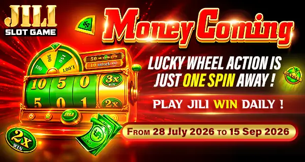 Money Coming lucky wheel slot on Winexch360
